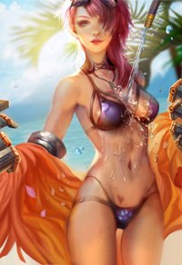 99px.ru аватар Девушка принимает душ на пляже