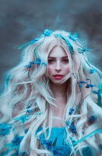 Аватар вконтакте Девушка с цветами на волосах, фотограф Светлана Беляева