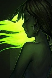 99px.ru аватар Девушка со светящимися волосами, by mcptato