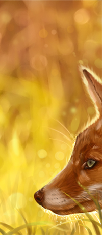 99px.ru аватар Портрет лисы в профиль, by Ssphynx