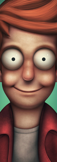 Аватар вконтакте Филип Фрай / Philip Fry из мультсериала Футурама / Futurama, by simoneferriero