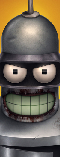 Аватар вконтакте Бендер / Bender из мультсериала Футурама / Futurama, by simoneferriero