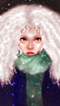 99px.ru аватар Белокурая девушка в шарфе, by Bys-Vynitha