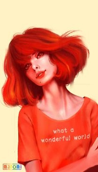 99px.ru аватар Девушка с яркими волосами (what a wonderful world / как прекрасен этот мир), by MaromiSagi
