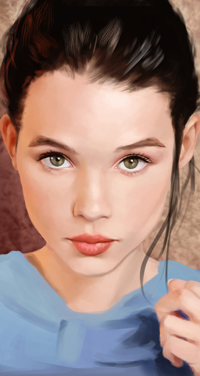 Аватар вконтакте Портрет французско-испанской актрисы Astrid Berges Frisbey / Астрид Берже-Фрисби, by akramness
