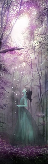 99px.ru аватар Девушка в волшебном лесу, by JennyJinya