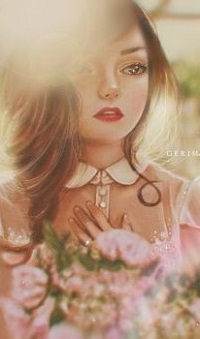 Аватар вконтакте Девушка стоит перед цветами, by ririss