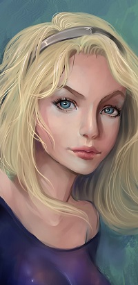 Аватар вконтакте Девушка с серыми глазами, by YiiChan