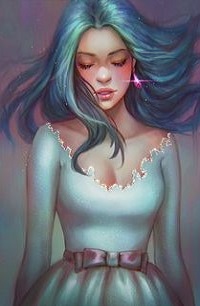 Аватар вконтакте Девушка с голубыми волосами, by Abigail Diaz