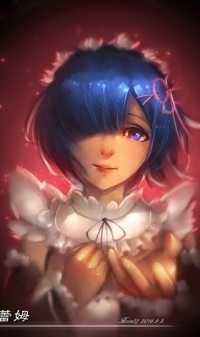 Аватар вконтакте Рем / Rem из аниме Re: Жизнь в альтернативном мире с нуля / Re: Zero kara Hajimeru Isekai Seikatsu