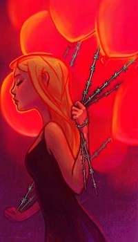 Аватар вконтакте Девушка с воздушными шарами, by DestinyBlue