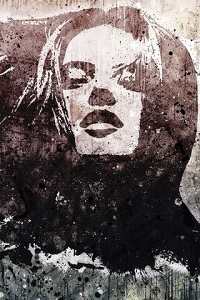 Аватар вконтакте Черно-белый смазанный портрет