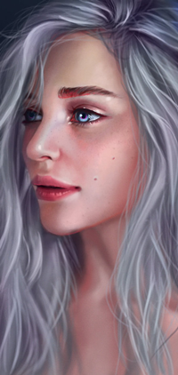 99px.ru аватар Белокурая и голубоглазая девушка, by Bladdneart