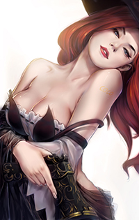 99px.ru аватар Мисс Фортуна / Miss Fortune из игры Лига Легенд / League of Legends, автор Destincelly