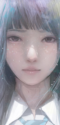 Аватар вконтакте Портрет девушки, by wataboku