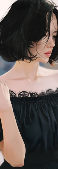 Аватар вконтакте Южнокорейская модель Yoon Sun Young / Юан Янг Сан, by Leo-25