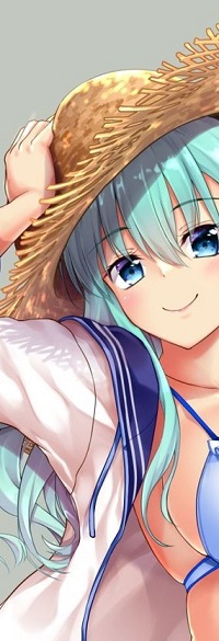 Аватар вконтакте Suzuya в соломенной шляпе, by akizuki akina