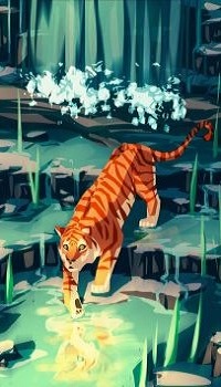Аватар вконтакте Тигр идет по камням, by meowmeowmelody