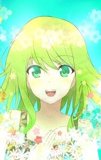 99px.ru аватар Вокалоид Гуми / Vocaloid Gumi в цветах