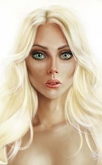 Аватар вконтакте Белокурая сероглазая девушка, by MemorYsto
