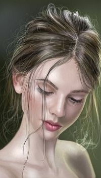 Аватар вконтакте Девушка с опущенными глазами, by MemorYsto