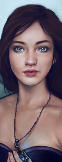 Аватар вконтакте Голубоглазая девушка, by Oephy