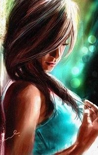 Аватар вконтакте Девушка опустила голову, художник Kiran Kumar