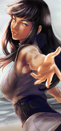 Аватар вконтакте Хината Хьюга / Хината Хьюга из аниме Наруто / Naruto, by Artgerm