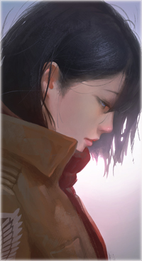 Аватар вконтакте Mikasa Ackerman / Микаса Аккерман из аниме Shingeki no Kyojin / Атака Титанов