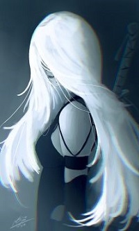 99px.ru аватар YoRH №2 тип A из игры NieR: Automata, by NSMP