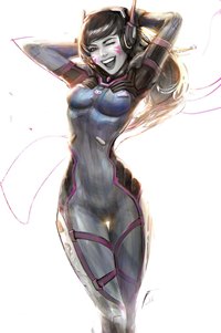 Аватар вконтакте Арт D. Va на белом фоне