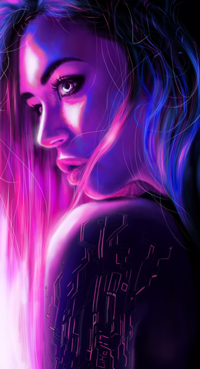 Аватар вконтакте Длинноволосая девушка в цветах, by Caroline1233