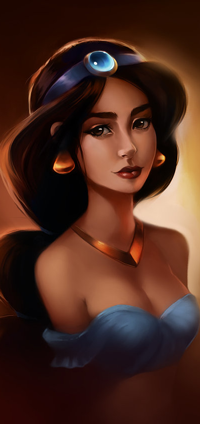 99px.ru аватар Princess Jasmine / Принцесса Жасмин из мультфильма Aladdin / Алладин, by BoFeng