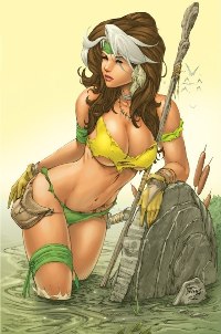 99px.ru аватар Сексуальная Savage Land Rogue из вселенной Marvel
