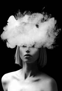 99px.ru аватар Девушка, прикрытая облаком, фотограф Сергей Громов
