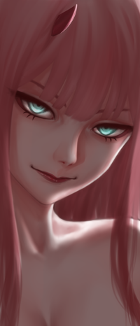 Аватар вконтакте Zero Two / Зеро Ту из аниме Darling in the FranXX / Милый во Франкcе, by musgravehall