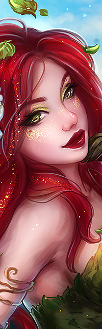 Аватар вконтакте Poison Ivy / Ядовитый плющ из DC Comics, by PeculiarDork