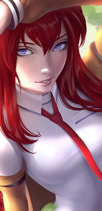 Аватар вконтакте Kurisu Makise / Курису Макисэ из аниме Steins;Gate / Врата Штейна, by MadeleineInk