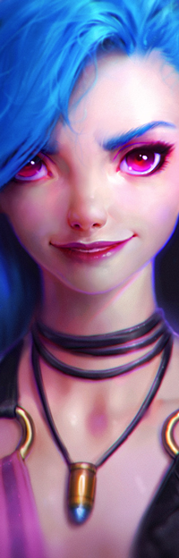 99px.ru аватар Jinx / Джинкс из игры League of Legends / Лига Легенд, by Nad4r