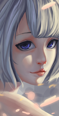 Аватар вконтакте Голубоглазая белокурая девушка, by ayasakiikusaa