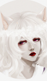 Аватар вконтакте Белокурая девушка с кошачьими ушками, by CheshireCat294