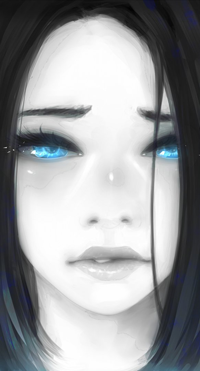 99px.ru аватар Голубоглазая девушка, by AkuArtist