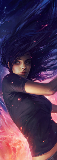 Аватар вконтакте Темноволосая девушка, by Charlie-Bowater