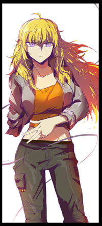 Аватар вконтакте Yang Xiao Long / Янь Сяо Лун из аниме RWBY / Красный, Белый, Черный, Желтый, by ironboy39