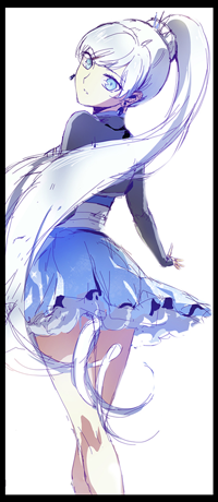 Аватар вконтакте Weiss Schnee / Вайсс Шни из аниме RWBY / Красный, Белый, Черный, Желтый, by ironboy39
