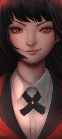 Аватар вконтакте Yumeko Jabami / Юмэко Джабами из аниме Kakegurui / Безумный азарт, by Zienu