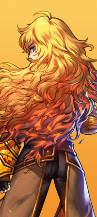 Аватар вконтакте Yang Xiao Long / Янь Сяо Лун из аниме RWBY / Красный, Белый, Черный, Желтый, by ironboy39