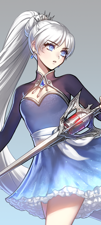 Аватар вконтакте Weiss Schnee / Вайсс Шни из аниме RWBY / Красный, Белый, Черный, Желтый, by ironboy39