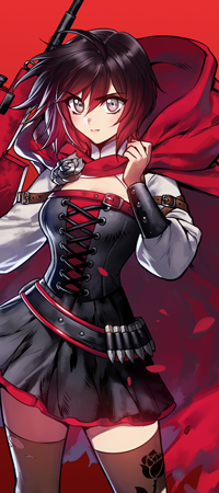Аватар вконтакте Ruby Rose / Руби Роуз из аниме RWBY / Красный, Белый, Черный, Желтый, by ironboy39