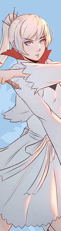 Аватар вконтакте Weiss Schnee / Вайсс Шни из аниме RWBY / Красный, Белый, Черный, Желтый, by Koyorin